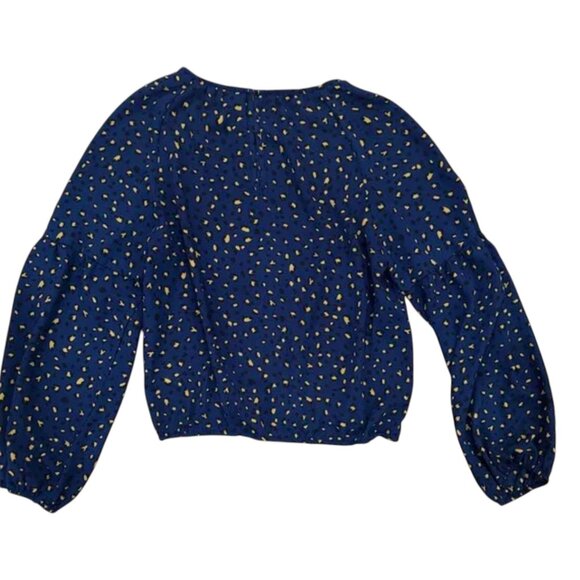 BB DAKOTA by Steve Madden Blue Flowy Blouse Women's Small - Picture 3 of 6